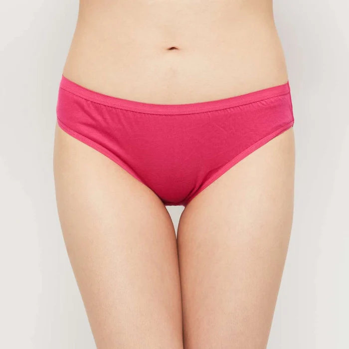 Lodoli USA Pack of 5 Women Outer elastic Panties Antibacterial Cotton Lycra Strech Hipster Panty, Moisture Wicking(Color & Prints May Vary)