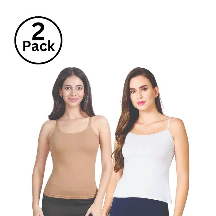 Pack of 2 Mixed colors Wome's Camisole Combo Deal by jackadams