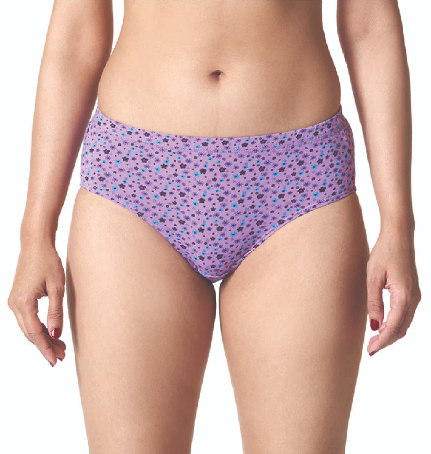 Lodoli USA Pack of 2 Women Inner elastic Panties Antibacterial Cotton Lycra Strech Hipster Panty, Moisture Wicking(Color & Prints May Vary)