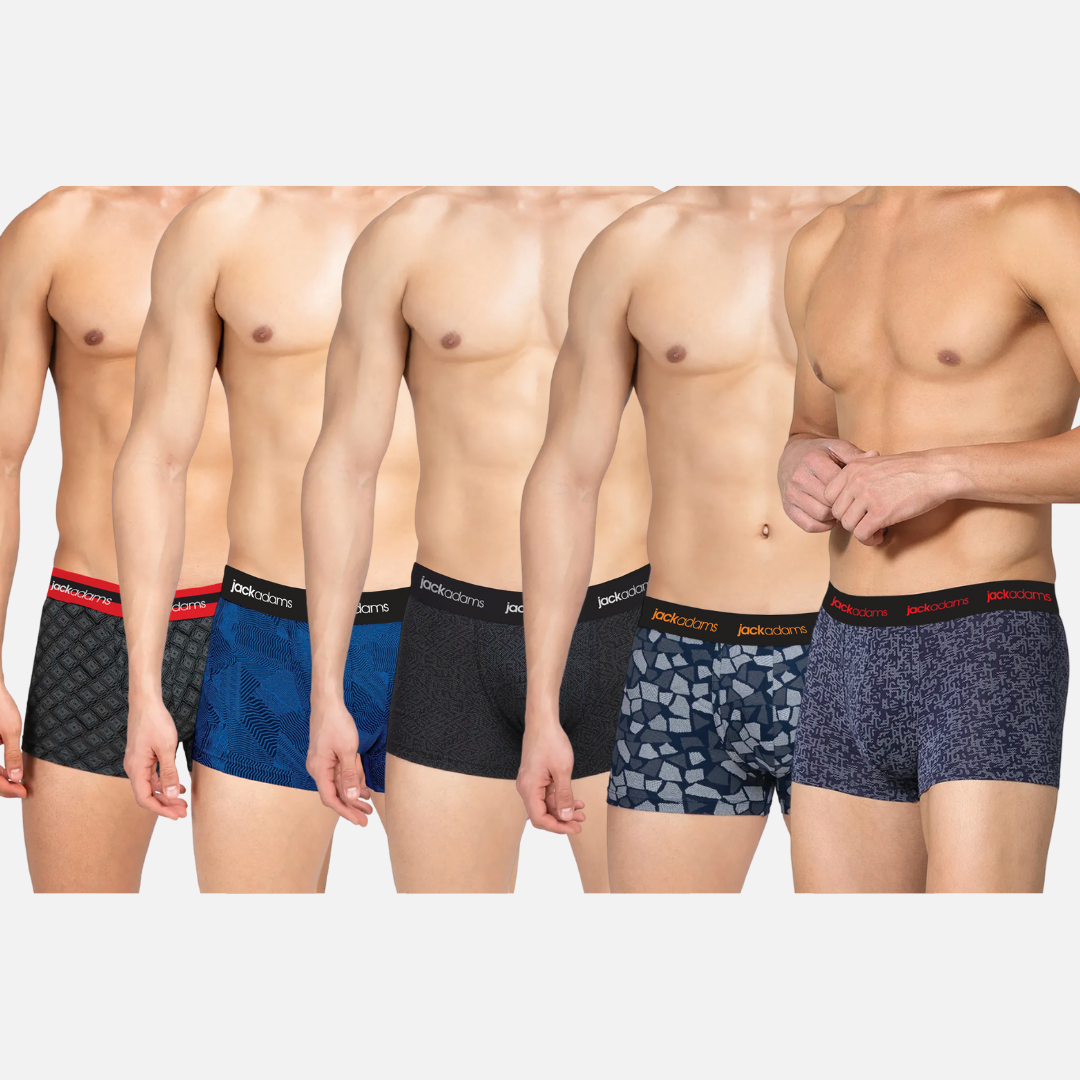 Jackadams USA Pack of 5 Trunk - Printed