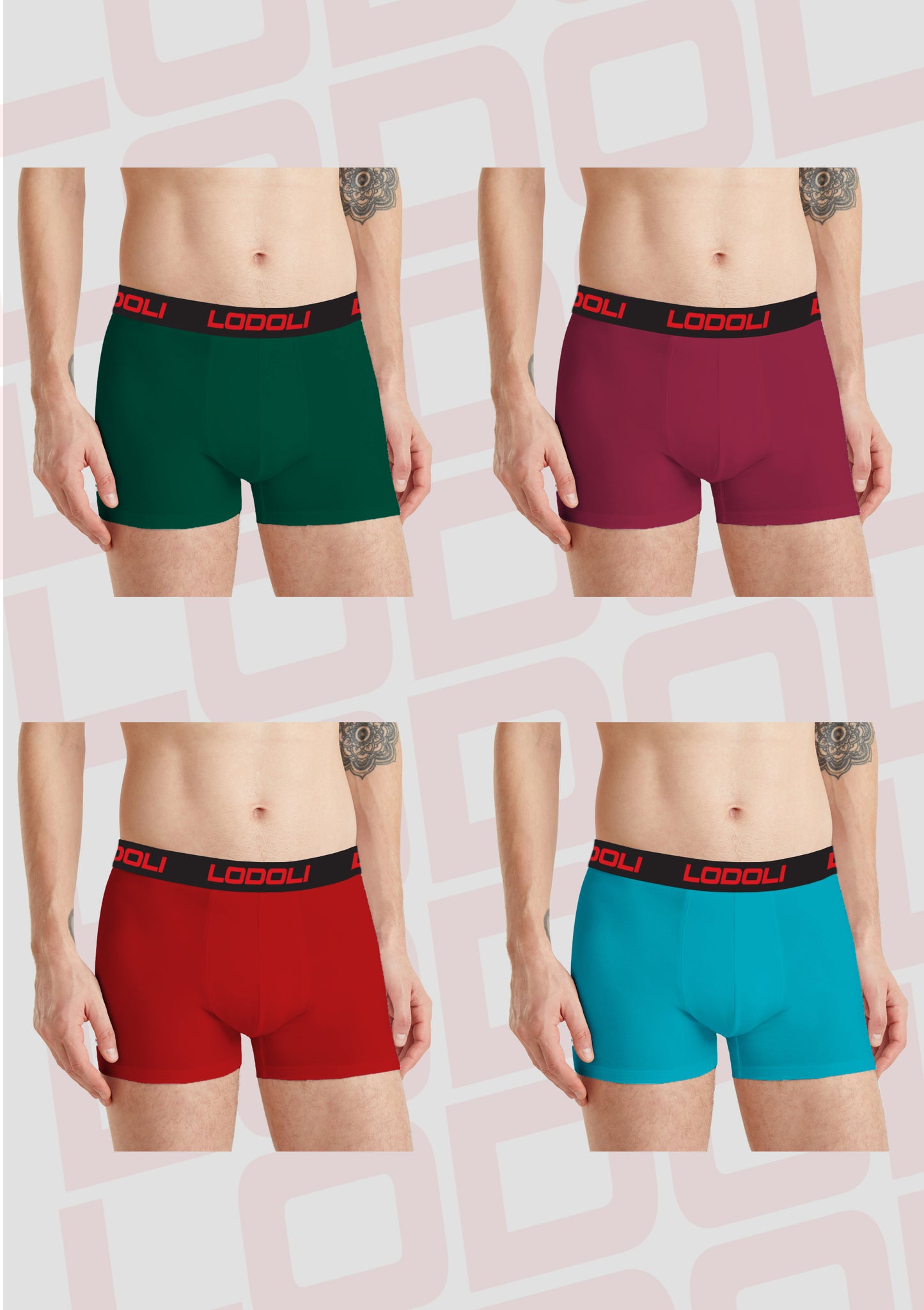 Lodoli USA Pack of 2 Trunk - Plain