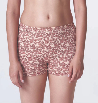 Jackadams  USA  Pack of 6 Women’s Boyleg Panties Antibacterial Cotton Lycra Strech Hipster Panty, Moisture Wicking(Color & Prints May Vary)