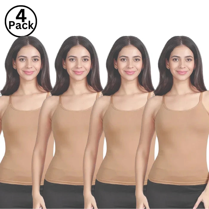 Jackadams Pack of 4 Skin Women's Camisole - Best Deals